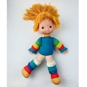 Vintage Genuine 1983 Rainbow Brite 19" Stuffed Plush Hallmark Mattel No dress